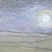 The Sun, oil pastel, 50 x 70 cm, 2022